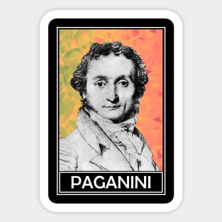 Niccolo Paganini Sticker